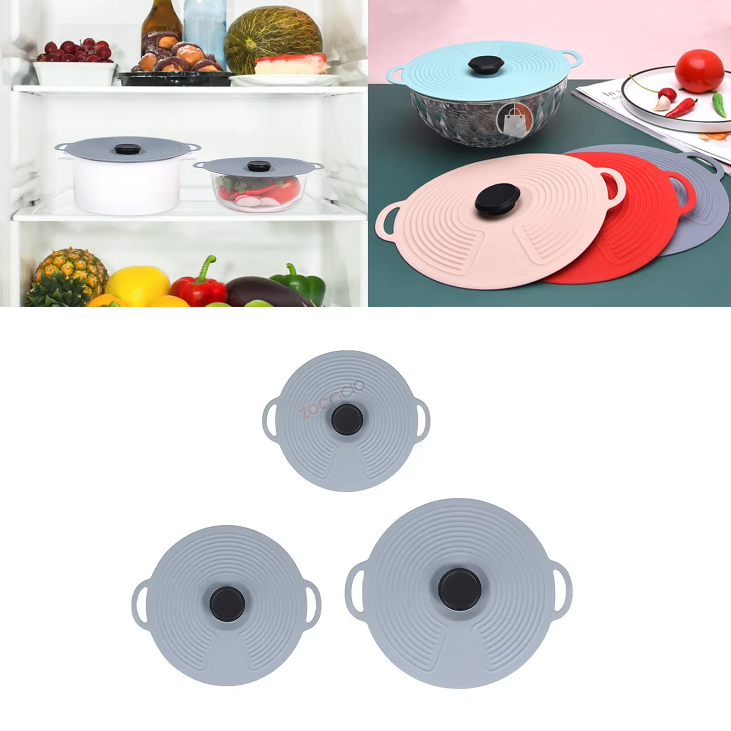 Tapa Hermética De Silicona Para Mantener